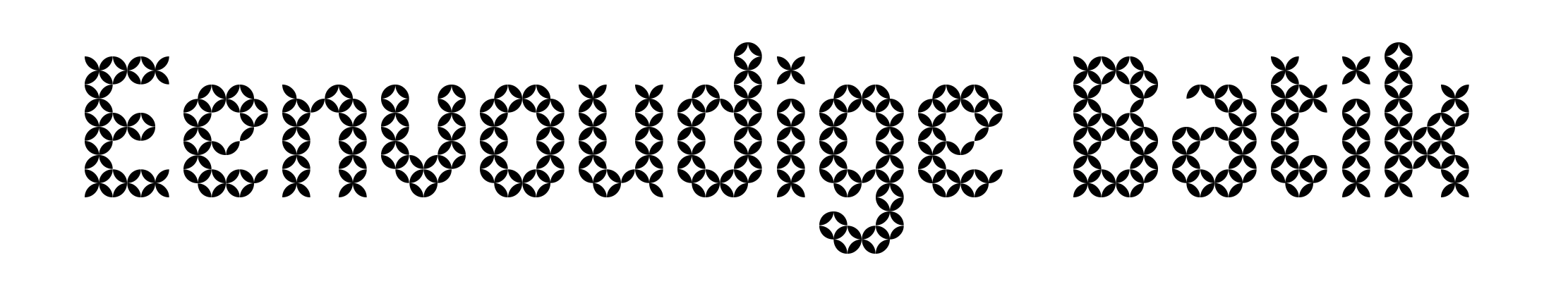 Eenvoudige Batik